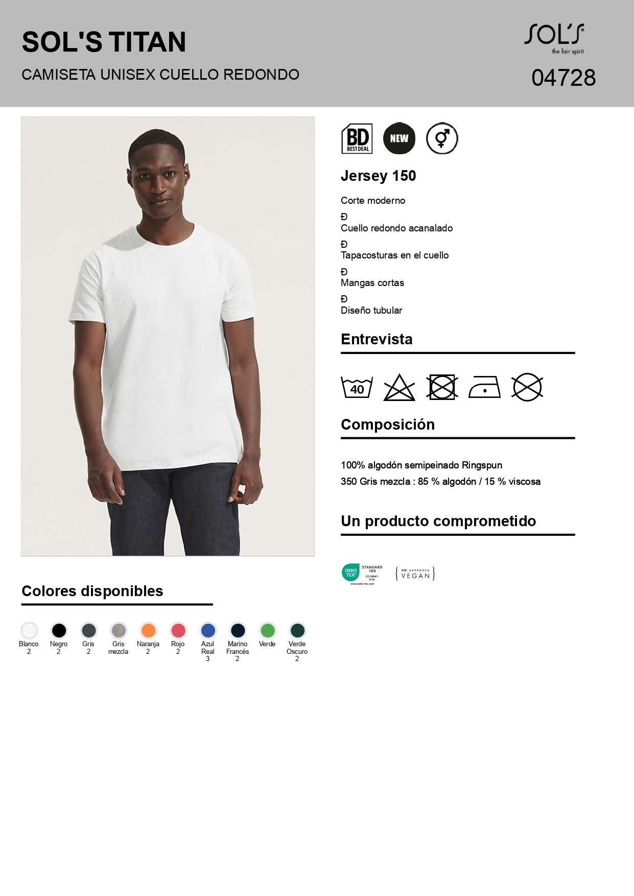 Camiseta de algodón personalizada desde 2,49€