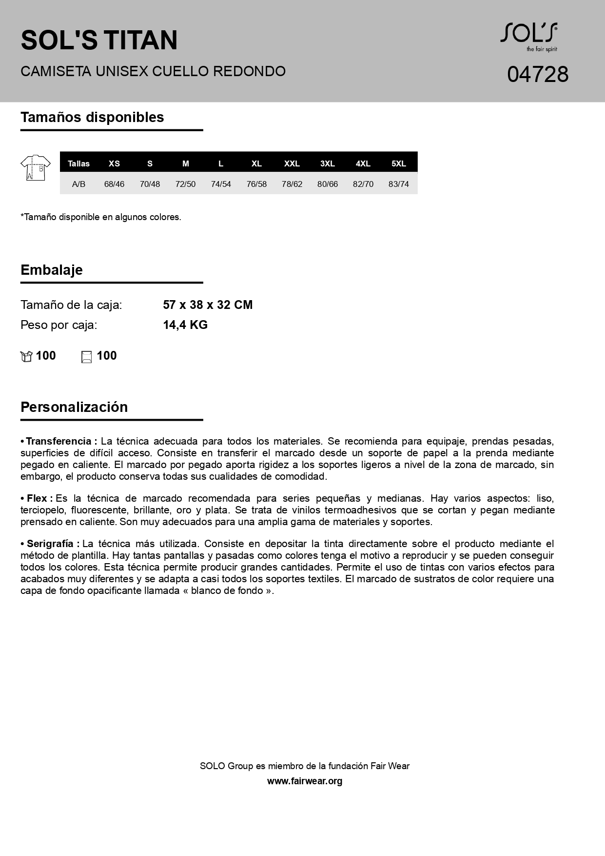 Camiseta de algodón personalizada desde 2,49€